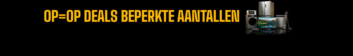 OP = OP Deals - beperkte aantallen