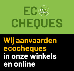 Ecocheques - Wij aanvaarden ecocheques in onze winkels en online