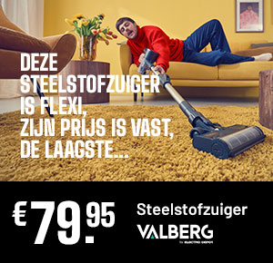 Deze steelstofzuiger zuigt alles op, behalve uw centen - Valberg - 79€95