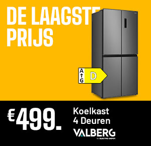 De laagste prijs - Koelkast 4 Deuren - 499€