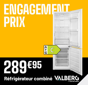 Engagement prix - Réfrigérateur combiné - 289€95