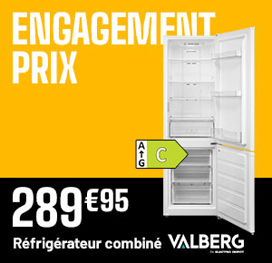 Engagement prix - Réfrigérateur combiné - 289€95