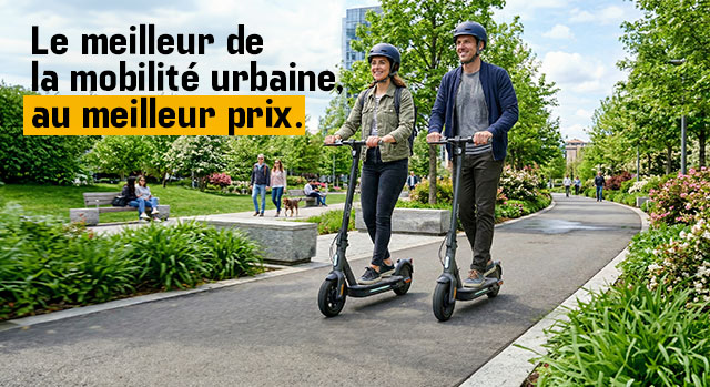 Le meilleur de la mobilité urbaine, au meilleur prix