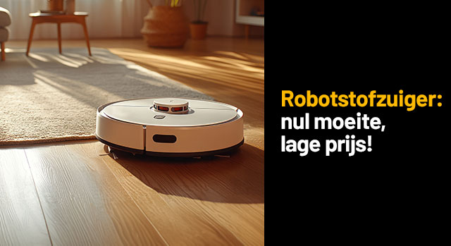 Robotstofzuiger: nul moeite lage prijs!