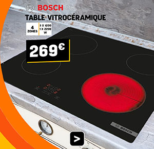 Vitrocéramique Bosch ELECTRO DEPOT